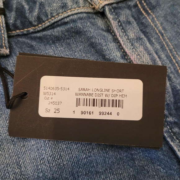 Paige High Rise Vintage Cut Off Short Sz 25 NWT - Picture 6 of 10